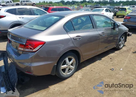 2015 Honda Civic Lx из США, поврежденный, VIN 19XFB2E55FE025903